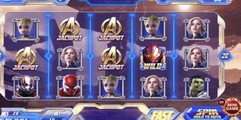 Slot game Avenger tại K8CC vô cùng phổ biến 