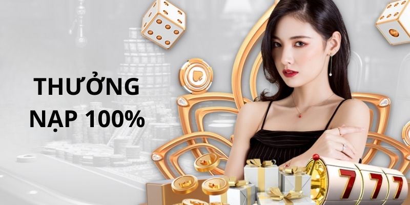 K8cc khuyến mãi: Chương trình thưởng nạp 100% cho mọi đối tượng hội viên