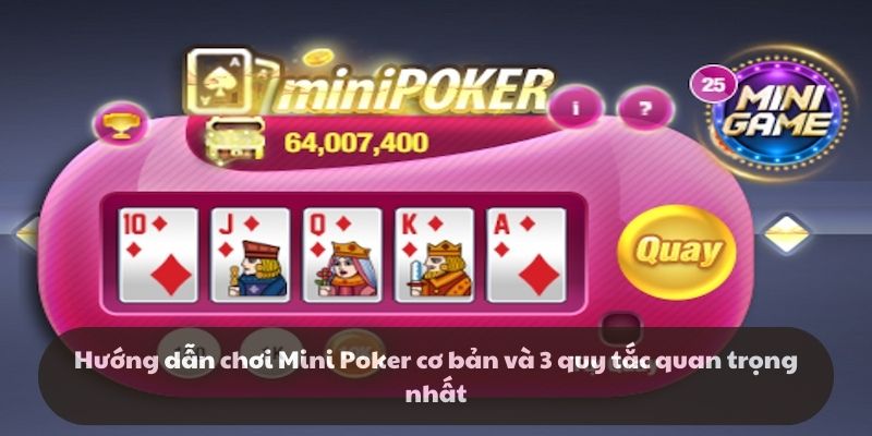 Cùng tìm hiểu siêu phẩm mini poker tại nhà cái k8cc